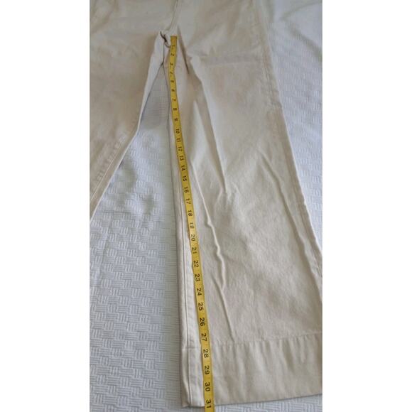 Triarchy Womens Ms Triarchy Jeans Sz 25 Wide Leg Off White Ivory‎ High Rise - Picture 5 of 8